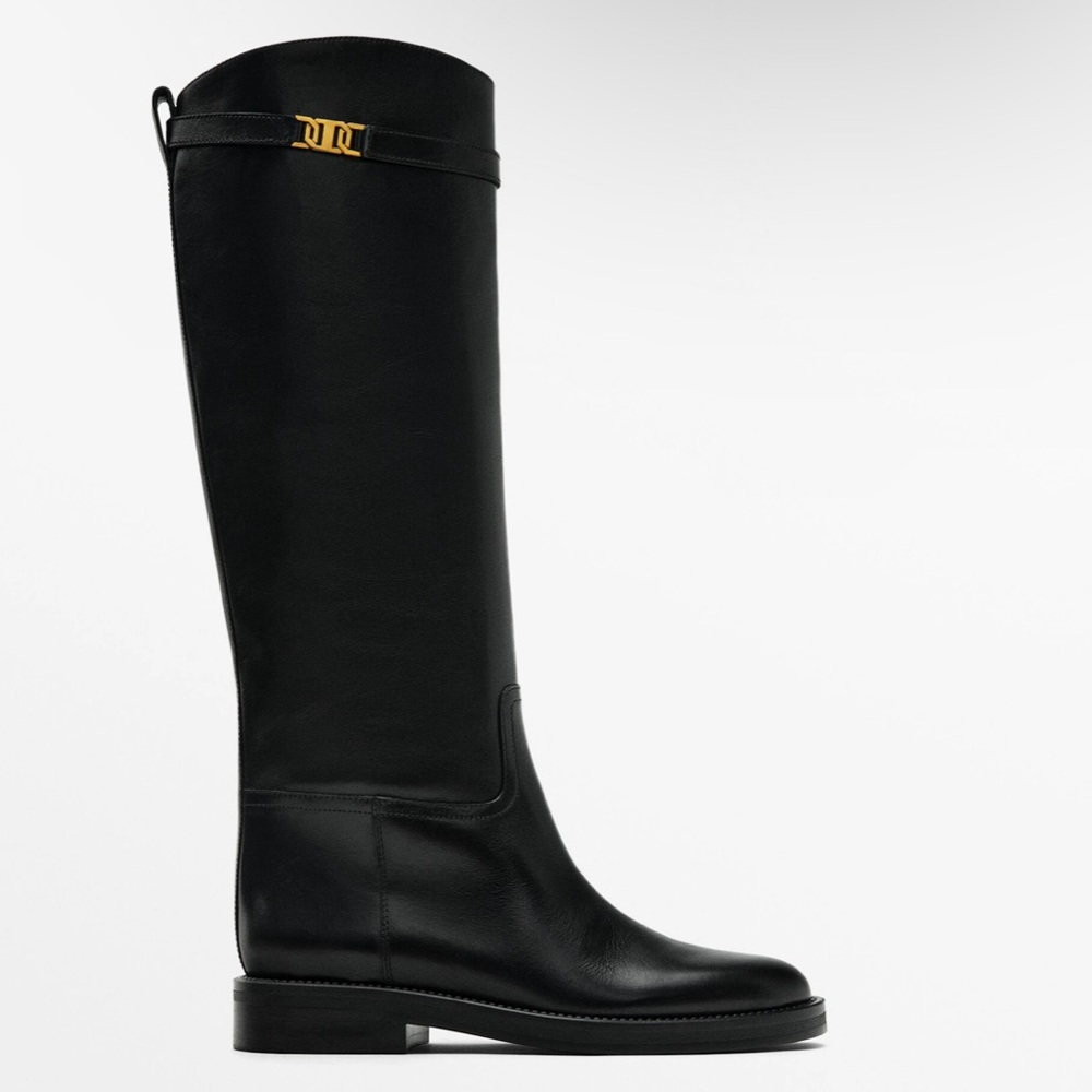 Massimo Dutton riding leather boots